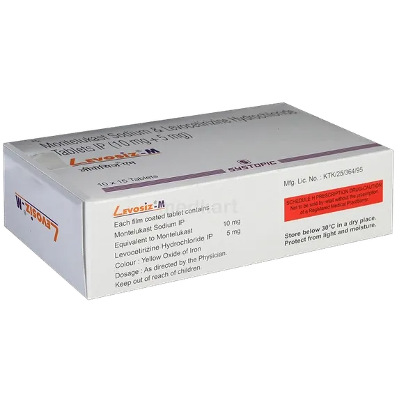 levosiz m tablet 15's